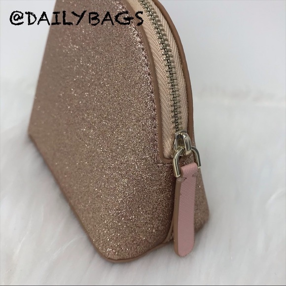 SMALL DOME COSMETIC KATE SPADE JOELEY ROSE GOLD - Picture 6 of 8